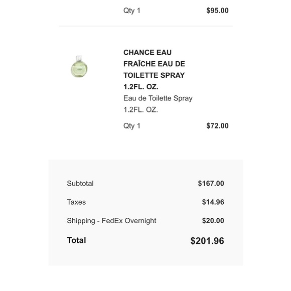 CHANEL Bath & Body Chance Eau Fraiche 2 Oz Poshmark